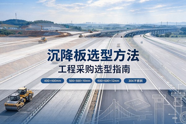 克东沉降板选择方法
