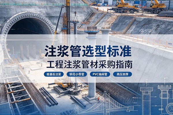 克东注浆管选型标准