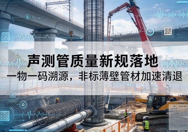 克东声测管质量新规落地，一物一码溯源，非标薄壁管材加速清退