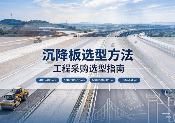 克东沉降板选择方法